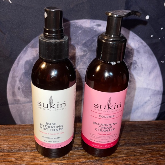 Sukin Other - Brand New Sukin Rose/Rosehip Cleanser & Toner Set! 4.23 fl oz each